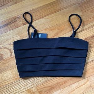NWT Forever 21 Black Crop Top Size Small